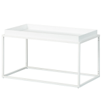 TAVOLO DA ARREDO INTERNO IN METALLO CM 80 X 45 X 45 COLORE BIANCO