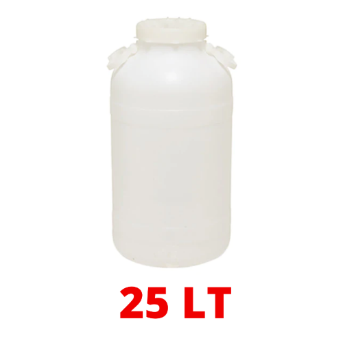 Prodotto: 215365 - FUSTO BIDONE TANICA IN PLASTICA A BOCCA LARGA PER  ALIMENTI OLIO ACQUA OLIVE CON GUANTI IN OMAGGIO - ( - Accessori per  Raccolta Olive);